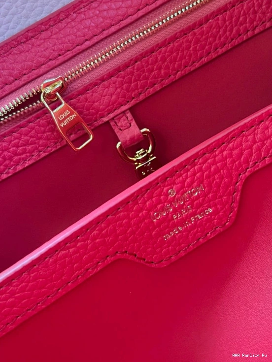 AAA Pruses Bags LOUIS CAPUCINES VUITTON MM 0815